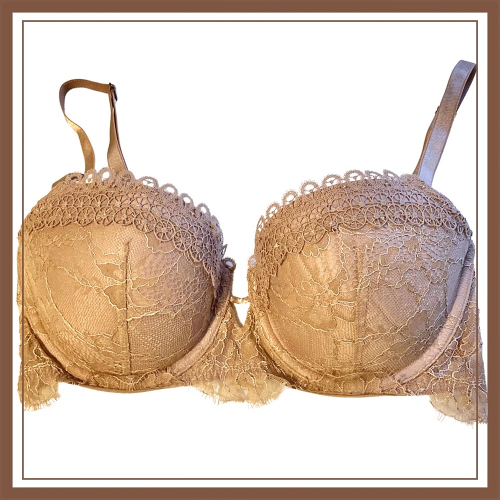 UNBRANDED Sexy Lace Underwire Bra With Boning for Extra Support #007